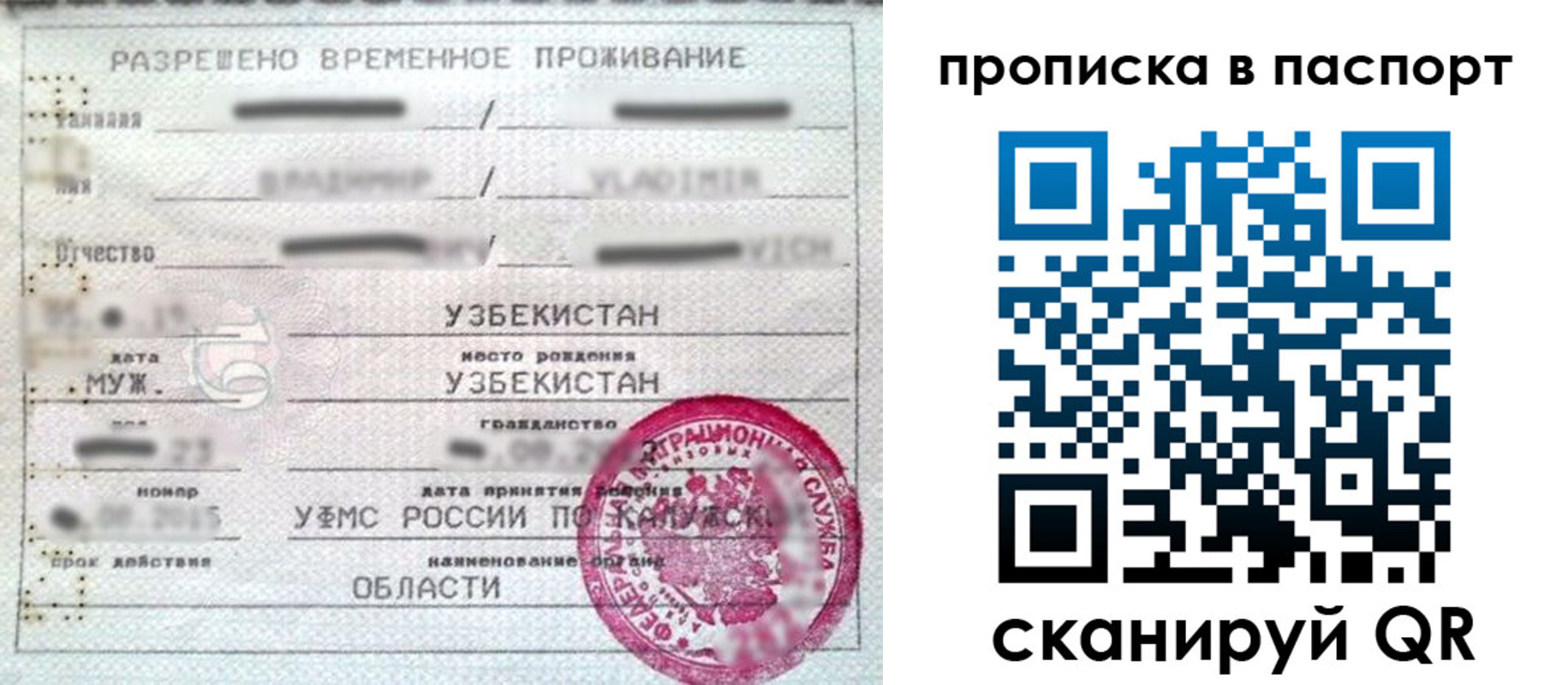временная регистрация в Дедовске